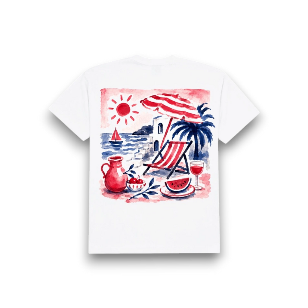 RIVIERA SUNSET T - SHIRT