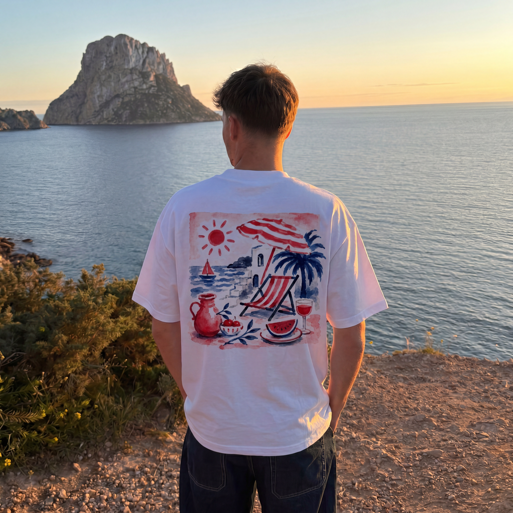 RIVIERA SUNSET T - SHIRT