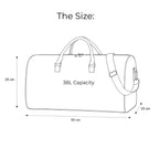 "NOIR" DUFFLE BAG
